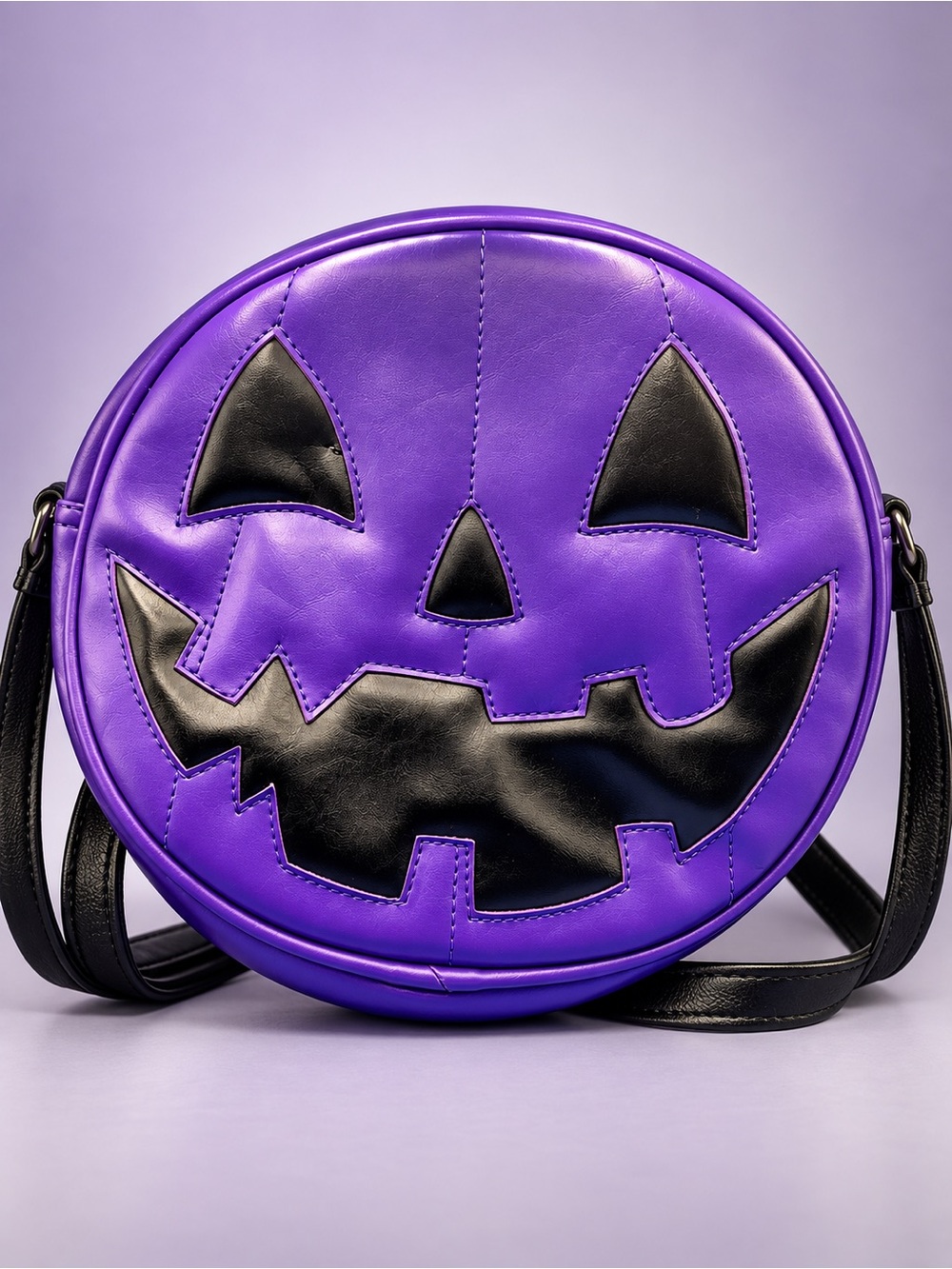 Love pain and stitches purple crossbody purse